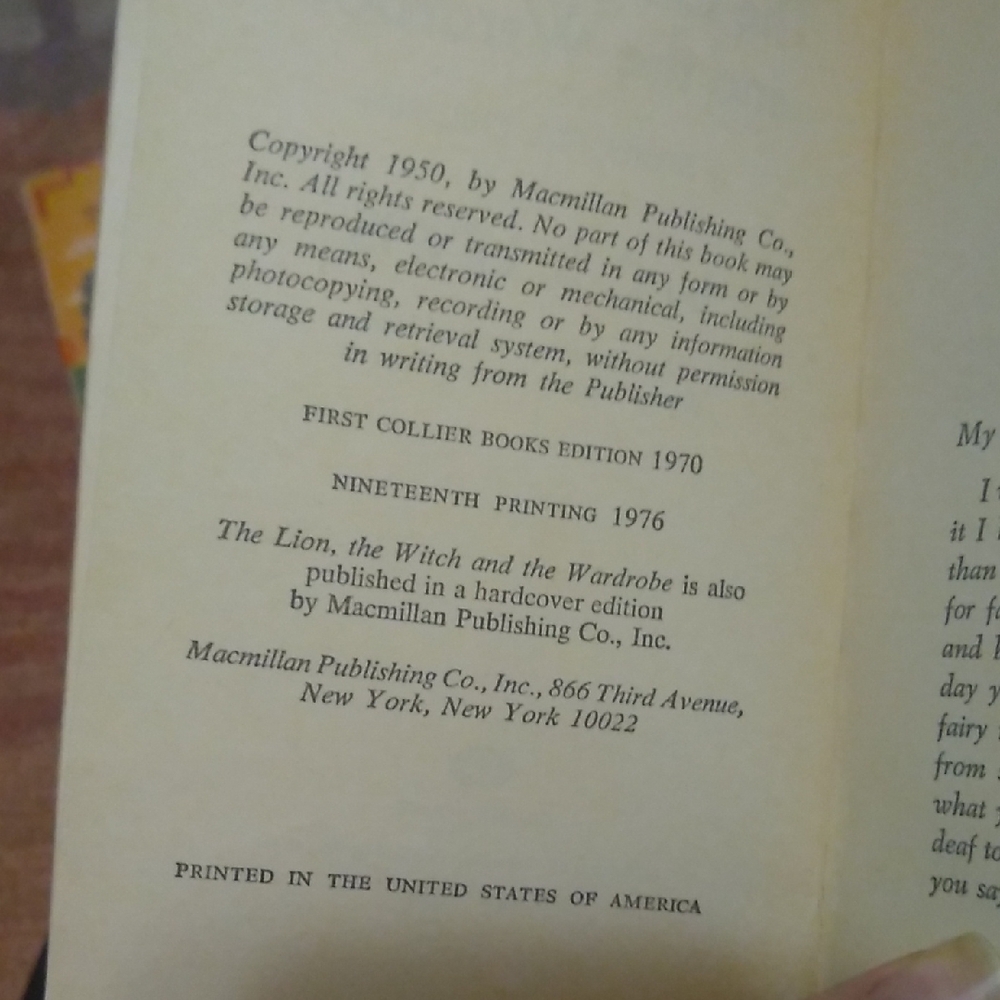 The Lion The Witch & The Wardrobe Book Set Vintage! - Picture 3 of 10